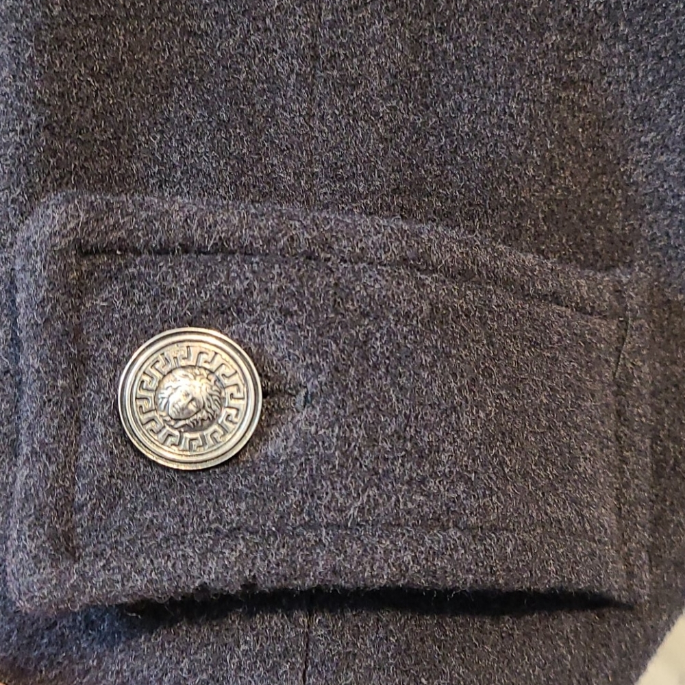 Gianni Versace Men's vintage wool coat XL - Picture 7 of 15